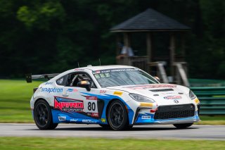 #80 Toyota GR86 of Paityn Feyen, Nitro Motorsports, Toyota GR Cup North America, SRO America, Virginia International Raceway, Alton, VA, July 18 - 20, 2025
 | SRO Motorsports Group