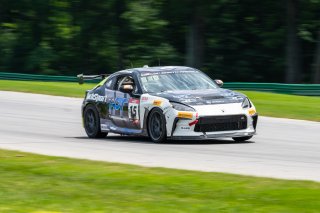 #15 Toyota GR86 of Brett Kowalski, TechSport, Toyota GR Cup North America, SRO America, Virginia International Raceway, Alton, VA, July 18 - 20, 2025
 | SRO Motorsports Group