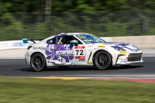 Road America, 72, TechSport, Ethan Goulart, Octopode, GR Performance Parts, SCDA, Cantera Carraizo, Toyota GR86, Trevor Travis / TGRNA, Toyota GR Cup, Practice - P1, GRCup, Test Session, Practice
 | SRO Motorsports Group