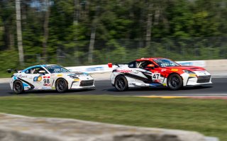 Road America, 47, TechSport, Parker DeLong, Toyota GR86, 98, Max Schweid, Trevor Travis / TGRNA, Toyota GR Cup, Practice - P1, GRCup, Test Session, Practice
 | SRO Motorsports Group