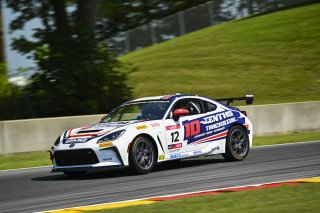 #12 Toyota GR86 of John Lennon, BSI Racing, GR Cup, Am, SRO America, Road America, Elkhart Lake, WI, Aug 15 - 17, 2025
 | Fred Hardy Jr. | www.FredHardyPhoto.com ©2025 