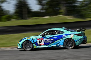#18 Toyota GR86 of Rutledge Wood, Precision Racing LA, GR Cup, Am, SRO America, Road America, Elkhart Lake, WI, Aug 15 - 17, 2025
 | Fred Hardy Jr. | www.FredHardyPhoto.com &copy;2025 
