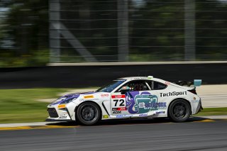 #72 Toyota GR86 of Ethan Goulart, TechSport, GR Cup, Am, SRO America, Road America, Elkhart Lake, WI, Aug 15 - 17, 2025
 | Fred Hardy Jr. | www.FredHardyPhoto.com &copy;2025 