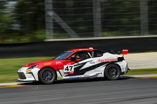 #47 Toyota GR86 of Parker DeLong, TechSport Racing, GR Cup, Am, SRO America, Road America, Elkhart Lake, WI, Aug 15 - 17, 2025
 | Fred Hardy Jr. | www.FredHardyPhoto.com &copy;2025 