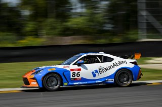 #86 Toyota GR86 of Andrew Gilleland, Eagles Canyon Racing Powered by Fast Track, GR Cup, Am, SRO America, Road America, Elkhart Lake, WI, Aug 15 - 17, 2025
 | Fred Hardy Jr. | www.FredHardyPhoto.com &copy;2025 