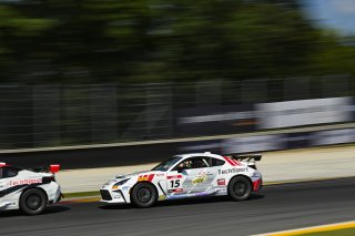 #15 Toyota GR86 of Brett Kowalski, TechSport, GR Cup, Am, SRO America, Road America, Elkhart Lake, WI, Aug 15 - 17, 2025
 | Fred Hardy Jr. | www.FredHardyPhoto.com &copy;2025 