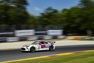 #12 Toyota GR86 of John Lennon, BSI Racing, GR Cup, Am, SRO America, Road America, Elkhart Lake, WI, Aug 15 - 17, 2025
 | Fred Hardy Jr. | www.FredHardyPhoto.com ©2025 