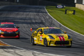 #55 Toyota GR86 of Spike Kohlbecker, RVA Graphics Motorsports by Speed Syndicate, GR Cup, Am, SRO America, Road America, Elkhart Lake, WI, Aug 15 - 17, 2025
 | Fred Hardy Jr. | www.FredHardyPhoto.com &copy;2025 