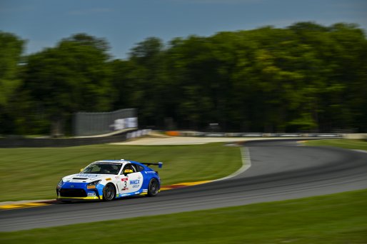 #3 Toyota GR86 of Jason Kos, Eagles Canyon Racing Powered by Fast Track, GR Cup, Am, SRO America, Road America, Elkhart Lake, WI, Aug 15 - 17, 2025
 | Fred Hardy Jr. | www.FredHardyPhoto.com ©2025 
