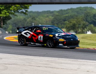 Road America, 8, Eagles Canyon Racing Powered by Fast Track, Tom Rudnai, Temecula Valley Toyota, Temecula Valley Lexus, Toyota GR86, Trevor Travis / TGRNA, Toyota GR Cup, Practice - P2, GRCup, Practice
 | SRO Motorsports Group