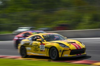 #55 Toyota GR86 of Spike Kohlbecker, RVA Graphics Motorsports by Speed Syndicate, GR Cup, Am, SRO America, Road America, Elkhart Lake, WI, Aug 15 - 17, 2025
 | Fred Hardy Jr. | www.FredHardyPhoto.com &copy;2025 