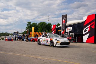 The Toyota GR Cup   in ,  on Saturday, Aug. 16, 2025.

Qualifying, Qualifying - Q1 
15, TechSport, Brett Kowalski, Toyota GR86

Photo by
— James Armas | SRO Motorsports Group