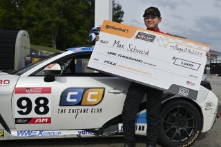 #98 Toyota GR86 of Max Schweid, TechSport, GR Cup, Am, SRO America, Road America, Elkhart Lake, WI, Aug 15 - 17, 2025
 | Fred Hardy Jr. | www.FredHardyPhoto.com ©2025 
