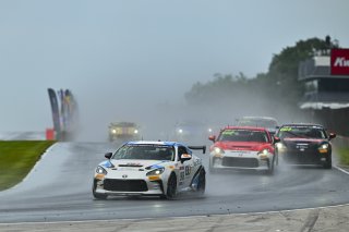 #98 Toyota GR86 of Max Schweid, TechSport, GR Cup, Am, SRO America, Road America, Elkhart Lake, WI, Aug 15 - 17, 2025
 | Fred Hardy Jr. | www.FredHardyPhoto.com &copy;2025 