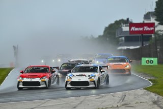#98 Toyota GR86 of Max Schweid, TechSport, GR Cup, Am, SRO America, Road America, Elkhart Lake, WI, Aug 15 - 17, 2025 #47 Toyota GR86 of Parker DeLong, TechSport Racing, 2025
 | Fred Hardy Jr. | www.FredHardyPhoto.com &copy;2025 