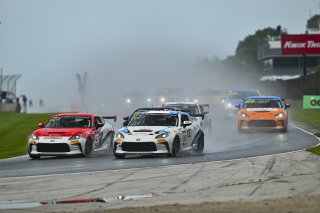 #98 Toyota GR86 of Max Schweid, TechSport, GR Cup, Am, SRO America, Road America, Elkhart Lake, WI, Aug 15 - 17, 2025 #47 Toyota GR86 of Parker DeLong, TechSport Racing, 2025
 | Fred Hardy Jr. | www.FredHardyPhoto.com &copy;2025 