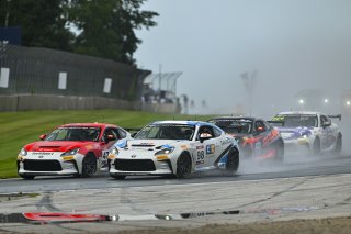 #98 Toyota GR86 of Max Schweid, TechSport, GR Cup, Am, SRO America, Road America, Elkhart Lake, WI, Aug 15 - 17, 2025 #22 Toyota GR86 of Jeremy Fletcher, Copeland Motorsports, 2025 #47 Toyota GR86 of Parker DeLong, TechSport Racing, 2025
 | Fred Hardy Jr. | www.FredHardyPhoto.com &copy;2025 