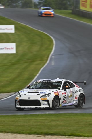 #15 Toyota GR86 of Brett Kowalski, TechSport, GR Cup, Am, SRO America, Road America, Elkhart Lake, WI, Aug 15 - 17, 2025
 | Fred Hardy Jr. | www.FredHardyPhoto.com &copy;2025 
