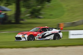#47 Toyota GR86 of Parker DeLong, TechSport Racing, GR Cup, Am, SRO America, Road America, Elkhart Lake, WI, Aug 15 - 17, 2025
 | Fred Hardy Jr. | www.FredHardyPhoto.com &copy;2025 