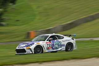 #72 Toyota GR86 of Ethan Goulart, TechSport, GR Cup, Am, SRO America, Road America, Elkhart Lake, WI, Aug 15 - 17, 2025
 | Fred Hardy Jr. | www.FredHardyPhoto.com &copy;2025 