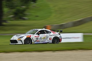 #15 Toyota GR86 of Brett Kowalski, TechSport, GR Cup, Am, SRO America, Road America, Elkhart Lake, WI, Aug 15 - 17, 2025
 | Fred Hardy Jr. | www.FredHardyPhoto.com &copy;2025 