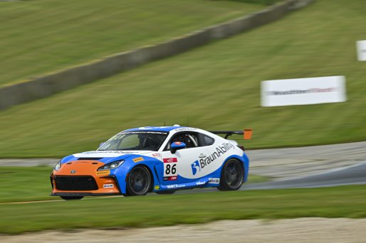 #86 Toyota GR86 of Andrew Gilleland, Eagles Canyon Racing Powered by Fast Track, GR Cup, Am, SRO America, Road America, Elkhart Lake, WI, Aug 15 - 17, 2025
 | Fred Hardy Jr. | www.FredHardyPhoto.com ©2025 