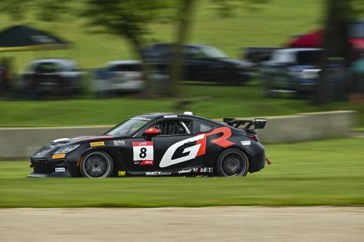 #8 Toyota GR86 of Tom Rudnai, Eagles Canyon Racing Powered by Fast Track, GR Cup, Am, SRO America, Road America, Elkhart Lake, WI, Aug 15 - 17, 2025
 | Fred Hardy Jr. | www.FredHardyPhoto.com ©2025 