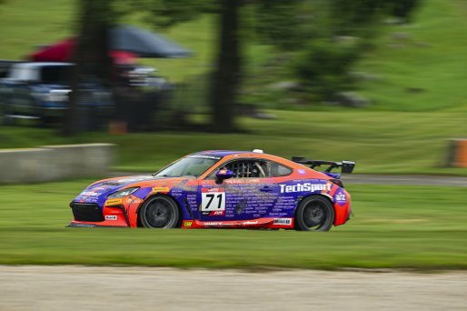 #71 Toyota GR86 of Christian Weir, TechSport Racing, GR Cup, Am, SRO America, Road America, Elkhart Lake, WI, Aug 15 - 17, 2025
 | Fred Hardy Jr. | www.FredHardyPhoto.com ©2025 