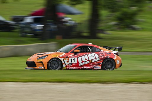 #11 Toyota GR86 of Farran Davis, RVA Graphics Motorsports by Speed Syndicate, GR Cup, Am, SRO America, Road America, Elkhart Lake, WI, Aug 15 - 17, 2025
 | Fred Hardy Jr. | www.FredHardyPhoto.com ©2025 