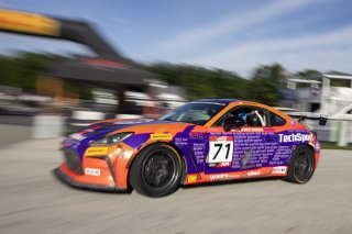 The Toyota GR Cup Road America Practice - P1 in Plymouth, Wisconsin on Sunday, Aug. 17, 2025.

71, TechSport, Christian Weir, Racing to End Alzheimer's, Toyota GR86


Photo by
— Zack Cramer / TGRNA | SRO Motorsports Group