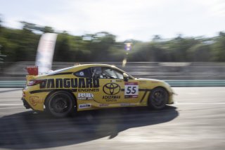 The Toyota GR Cup Road America Practice - P1 in Plymouth, Wisconsin on Sunday, Aug. 17, 2025.

55, RVA Graphics Motorsports by Speed Syndicate, Spike Kohlbecker, Ackerman Toyota, Vanguard Commercial Power, RVA Graphics, Toyota GR86


Photo by
— Zack Crame | SRO Motorsports Group