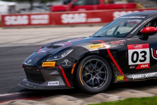 The Toyota GR Cup   in ,  on Sunday, Aug. 17, 2025.

Race, Round 10 - R2 
03, Precision Racing LA, Karl Forman, United Toyota Imperial, Toyota GR86

Photo by
&mdash; James Armas | SRO Motorsports Group