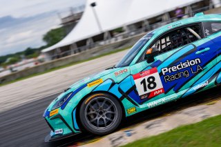 The Toyota GR Cup   in ,  on Sunday, Aug. 17, 2025.

Race, Round 10 - R2 
18, Precision Racing LA, Rutledge Wood, Toyota GR86

Photo by
&mdash; James Armas | SRO Motorsports Group
