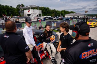 The Toyota GR Cup   in ,  on Sunday, Aug. 17, 2025.

Race, Round 10 - R2 
80, Nitro Motorsports, Paityn Feyen, Snaptron, Shift Up now, Redline Trucking, Toyota GR86

Photo by
&mdash; James Armas | SRO Motorsports Group