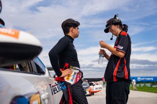 The Toyota GR Cup   in ,  on Sunday, Aug. 17, 2025.

Race, Round 10 - R2 
98, TechSport, Max Schweid, Toyota GR86

Photo by
&mdash; James Armas | SRO Motorsports Group