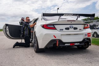 The Toyota GR Cup   in ,  on Sunday, Aug. 17, 2025.

Race, Round 10 - R2 
51, BSI Racing, Massimo Sunseri, Pennsylvania Macaroni Co., Toyota GR86

Photo by
— James Armas | SRO Motorsports Group