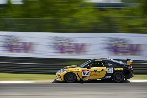 #93 Toyota GR86 of Patrick Brunson, Eagles Canyon Racing Powered by Fast Track, GR Cup, Am, SRO America, Barber Motorsports Park, Birmingham, AL, Sept 5 - 7, 2025
 | Fred Hardy Jr. | www.FredHardyPhoto.com ©2025 