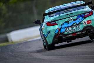 #18 Toyota GR86 of Rutledge Wood, Precision Racing LA, GR Cup, Am, SRO America, Barber Motorsports Park, Birmingham, AL, Sept 5 - 7, 2025
 | Fred Hardy Jr. | www.FredHardyPhoto.com &copy;2025 