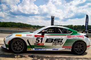 The Toyota GR Cup   in \Barber Motorsports Park#1\, \Barber Motorsports Park#2\ on Friday, Sept. 5, 2025.

Practice, Practice - P1 
51, BSI Racing, Massimo Sunseri, Pennsylvania Macaroni Co., Toyota GR86

Photo by
— James Armas | SRO Motorsports Group
