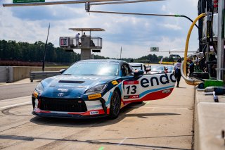 The Toyota GR Cup   in \Barber Motorsports Park#1\, \Barber Motorsports Park#2\ on Friday, Sept. 5, 2025.

Practice, Practice - P1 
13, BSI Racing, Westin Workman, Endava, Toyota GR86

Photo by
— James Armas | SRO Motorsports Group