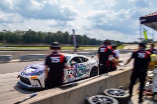 The Toyota GR Cup   in \Barber Motorsports Park#1\, \Barber Motorsports Park#2\ on Friday, Sept. 5, 2025.

Practice, Practice - P1 
72, TechSport, Ethan Goulart, Octopode, GR Performance Parts, SCDA, Cantera Carraizo, Toyota GR86

Photo by
— James Armas | SRO Motorsports Group