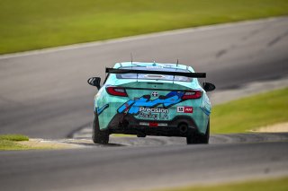 #18 Toyota GR86 of Rutledge Wood, Precision Racing LA, GR Cup, Am, SRO America, Barber Motorsports Park, Birmingham, AL, Sept 5 - 7, 2025
 | Fred Hardy Jr. | www.FredHardyPhoto.com &copy;2025 