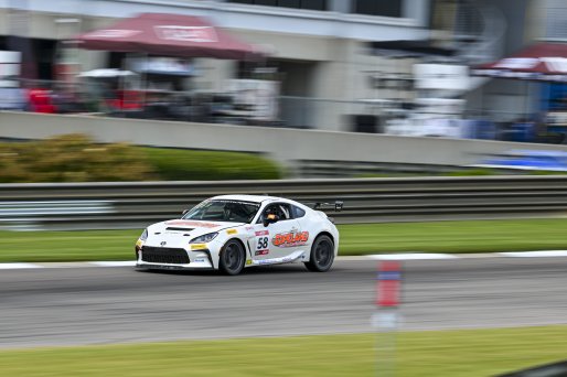 #58 Toyota GR86 of Liam Harrison, Copeland Motorsports, GR Cup, Am, SRO America, Barber Motorsports Park, Birmingham, AL, Sept 5 - 7, 2025
 | Fred Hardy Jr. | www.FredHardyPhoto.com ©2025 