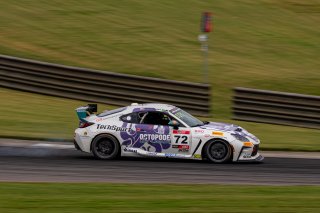 The Toyota GR Cup   in \Barber Motorsports Park#1\, \Barber Motorsports Park#2\ on Saturday, Sept. 6, 2025.

Race, Round 11 - R1 
72, TechSport, Ethan Goulart, Octopode, GR Performance Parts, SCDA, Cantera Carraizo, Toyota GR86

Photo by
&mdash; James Armas | SRO Motorsports Group