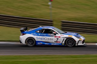 The Toyota GR Cup   in \Barber Motorsports Park#1\, \Barber Motorsports Park#2\ on Saturday, Sept. 6, 2025.

Race, Round 11 - R1 
7, Copeland Motorsports, Jaxon Bell, BRAUNABILITY, Toyota GR86

Photo by
&mdash; James Armas | SRO Motorsports Group
