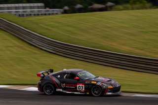 The Toyota GR Cup   in \Barber Motorsports Park#1\, \Barber Motorsports Park#2\ on Saturday, Sept. 6, 2025.

Race, Round 11 - R1 
03, Precision Racing LA, Karl Forman, United Toyota Imperial, Toyota GR86

Photo by
&mdash; James Armas | SRO Motorsports Group