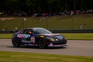 The Toyota GR Cup   in \Barber Motorsports Park#1\, \Barber Motorsports Park#2\ on Saturday, Sept. 6, 2025.

Race, Round 11 - R1 
21, Copeland Motorsports, Ford Koch, Koch Automotive group, Toyota GR86

Photo by
— James Armas | SRO Motorsports Group