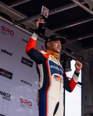 The Toyota GR Cup   in \Barber Motorsports Park#1\, \Barber Motorsports Park#2\ on Saturday, Sept. 6, 2025.

Race, Round 14 - R3 
13, BSI Racing, Westin Workman, Endava, Toyota GR86

Photo by
— James Armas | SRO Motorsports Group