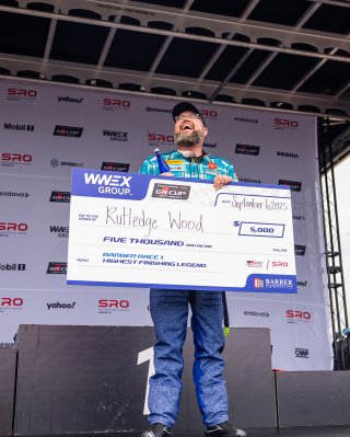 The Toyota GR Cup   in \Barber Motorsports Park#1\, \Barber Motorsports Park#2\ on Saturday, Sept. 6, 2025.

Race, Round 14 - R3 
18, Precision Racing LA, Rutledge Wood, Toyota GR86

Photo by
— James Armas | SRO Motorsports Group