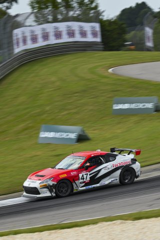 #47 Toyota GR86 of Parker DeLong, TechSport, GR Cup, Am, SRO America, Barber Motorsports Park, Birmingham, AL, Sept 5 - 7, 2025
 | Fred Hardy Jr. | www.FredHardyPhoto.com &copy;2025 